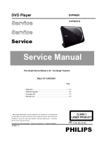 Philips - DVP-6620-Service-Manual 